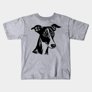 Lurcher Dog Sketch Kids T-Shirt